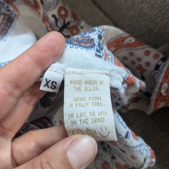 Jen's Pirate Booty Mixed Print Lace Up Dress - Picture 5 of 5